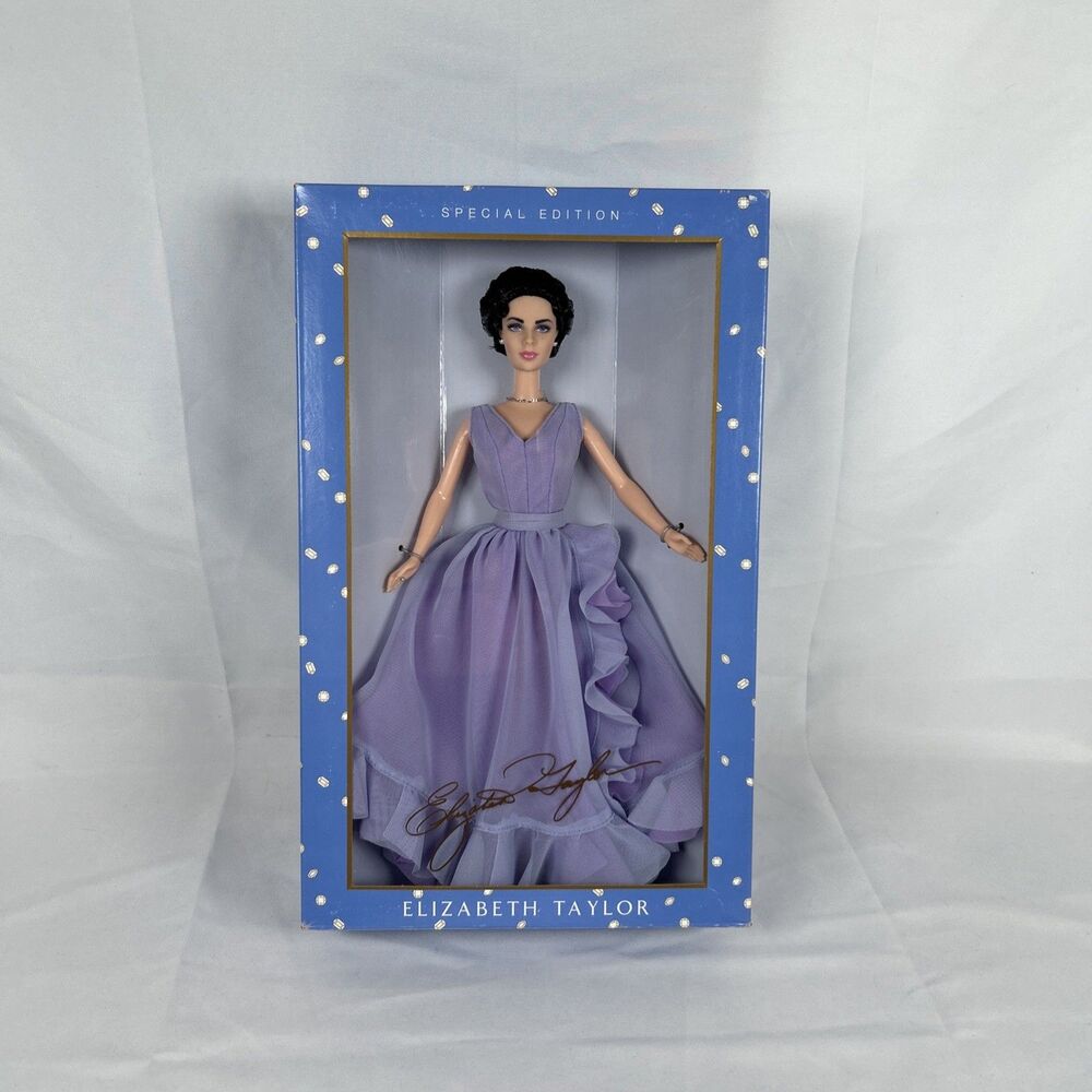 2000 Elizabeth Taylor Doll Limited Edition 28076 In Box White Diamonds Y2K